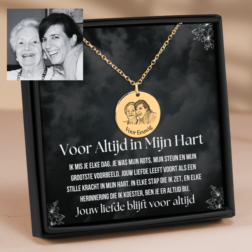 Voor Altijd In Mijn Hart Personaliseerd Ketting