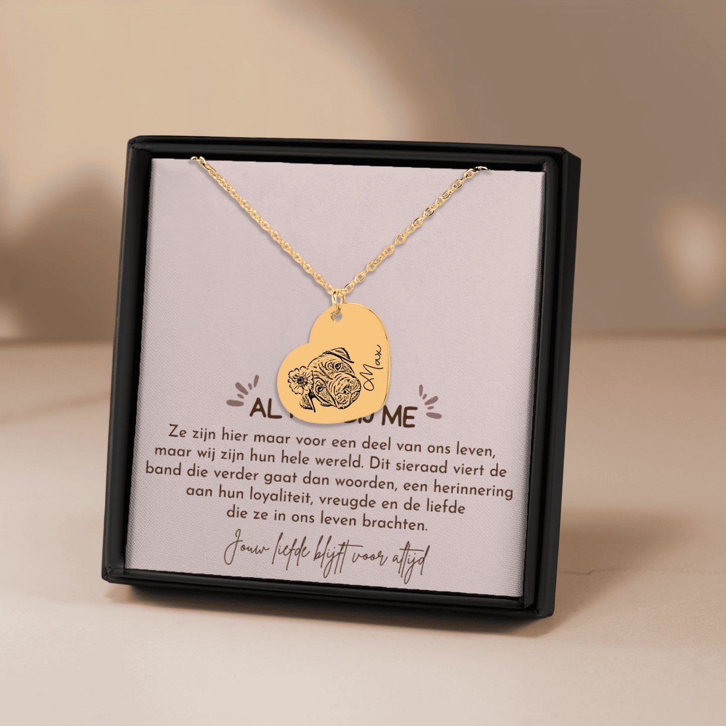 Altijd Bij Me - Gepersonaliseerde Ketting met Foto