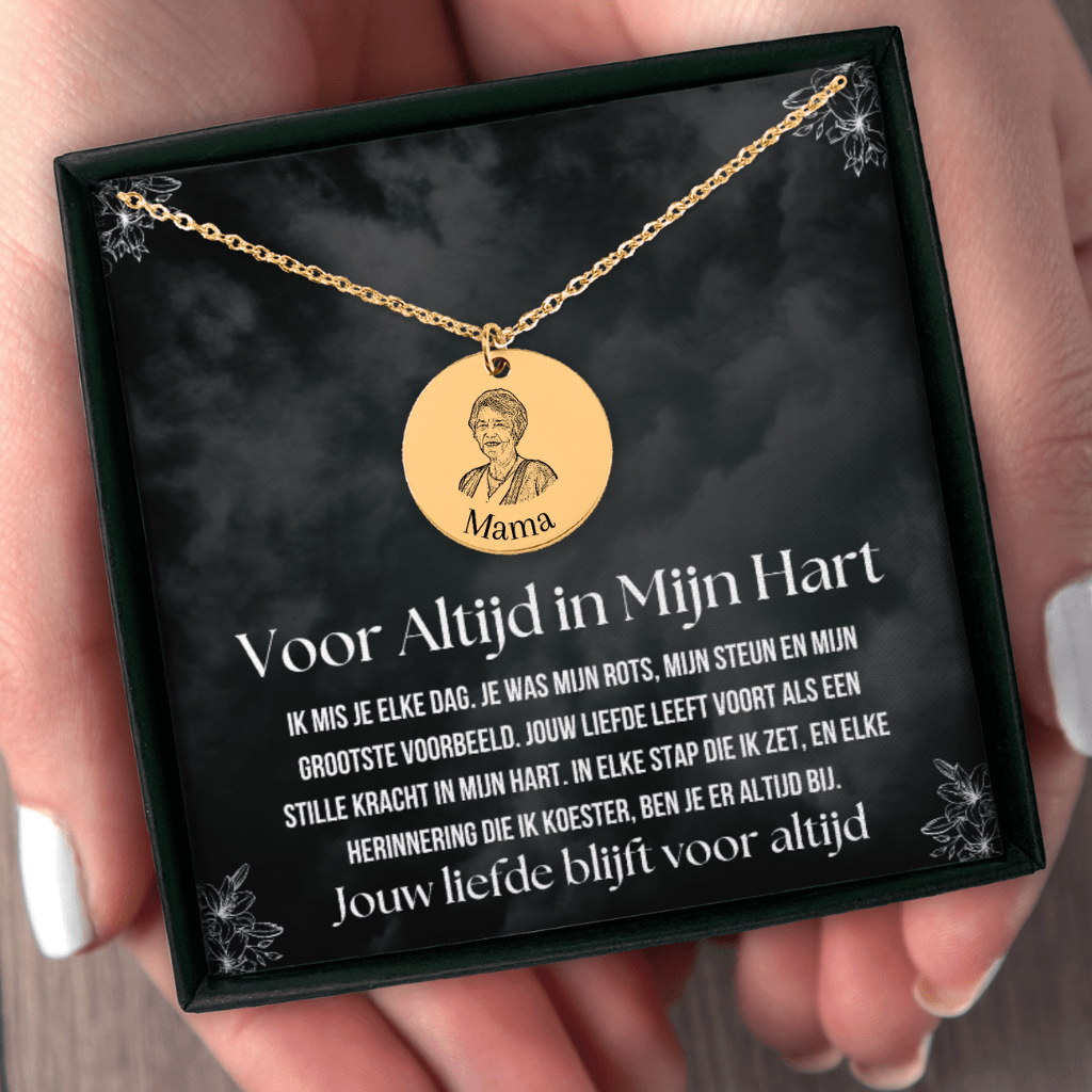 Voor Altijd In Mijn Hart Personaliseerd Ketting