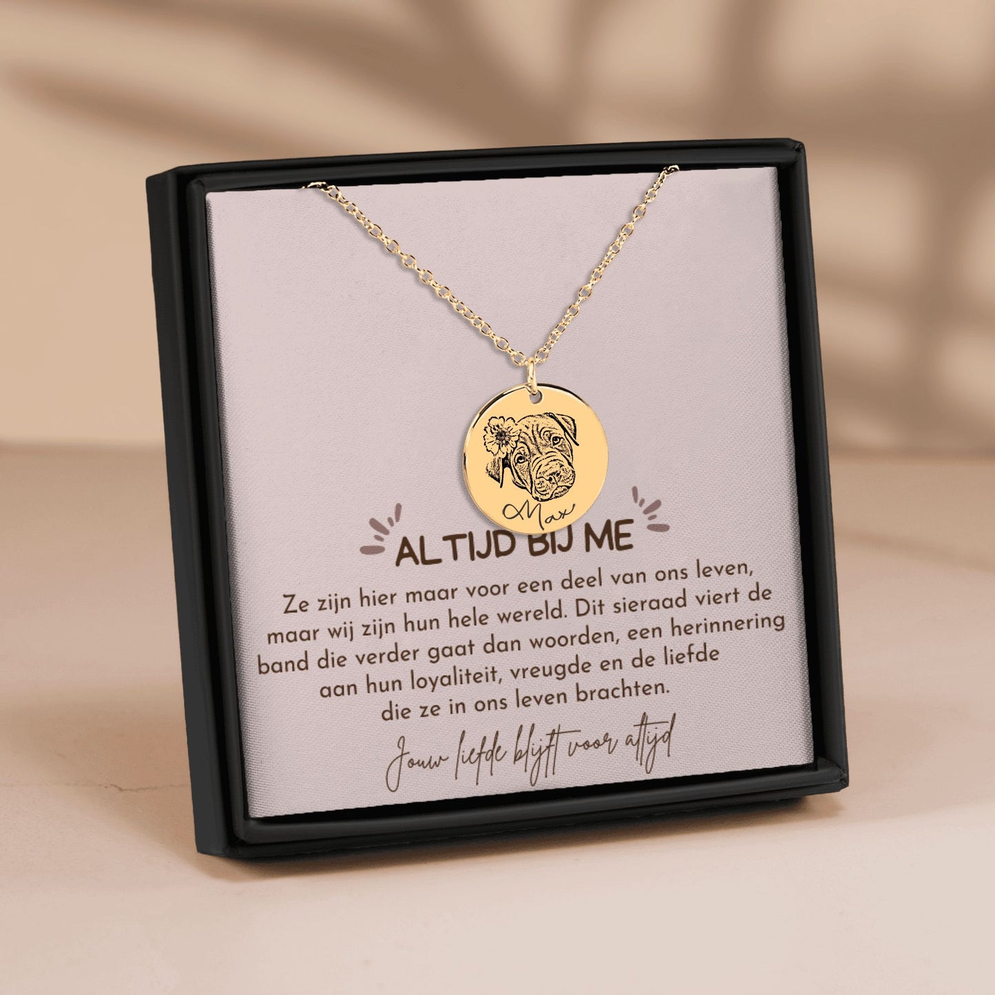 Altijd Bij Me - Gepersonaliseerde Ketting met Foto