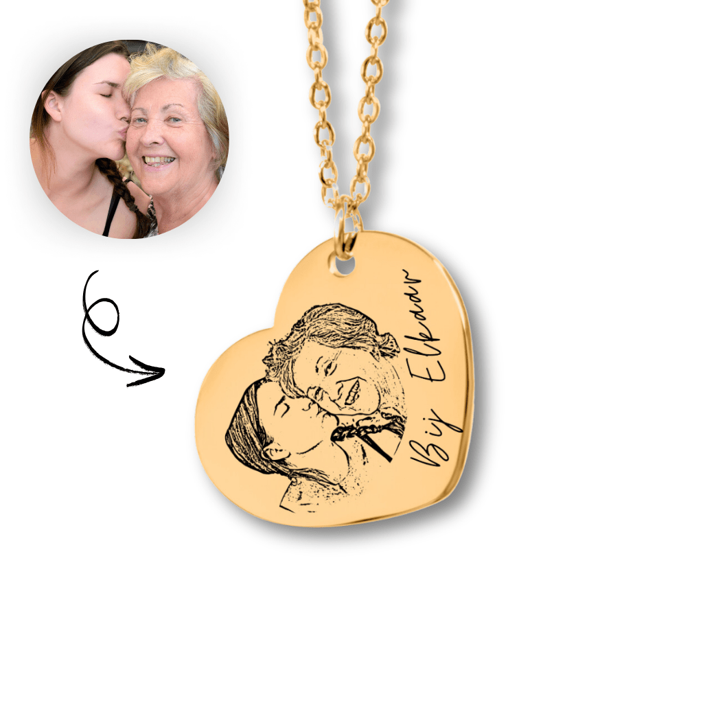 Voor Altijd In Mijn Hart Personaliseerd Ketting