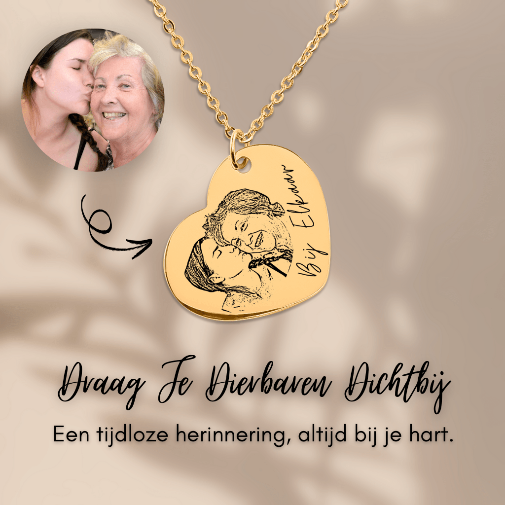 Voor Altijd In Mijn Hart Personaliseerd Ketting