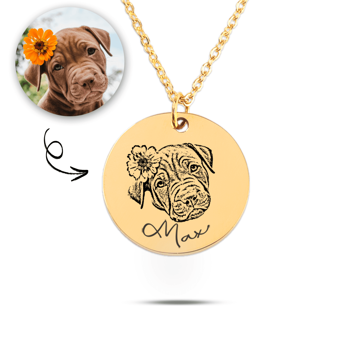 Altijd Bij Me - Gepersonaliseerde Ketting met Foto