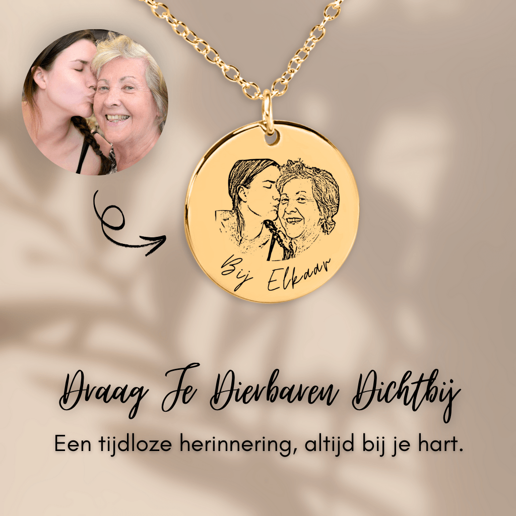 Voor Altijd In Mijn Hart Personaliseerd Ketting