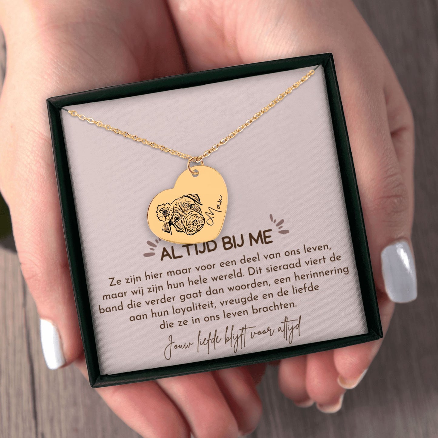 Altijd Bij Me - Gepersonaliseerde Ketting met Foto