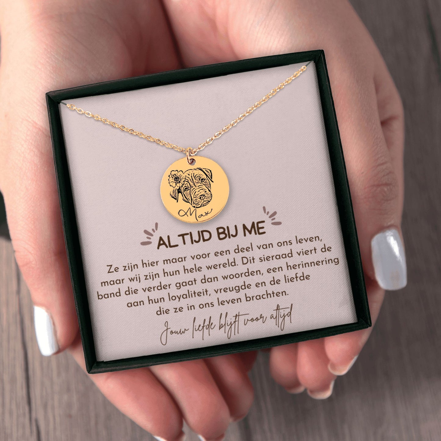 Altijd Bij Me - Gepersonaliseerde Ketting met Foto