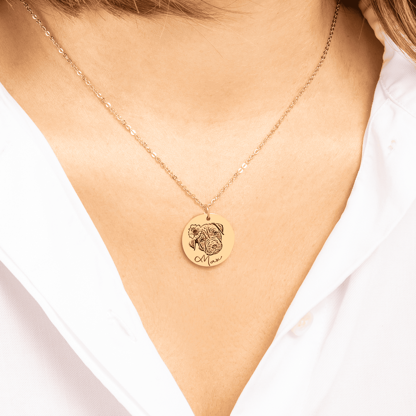 Altijd Bij Me - Gepersonaliseerde Ketting met Foto