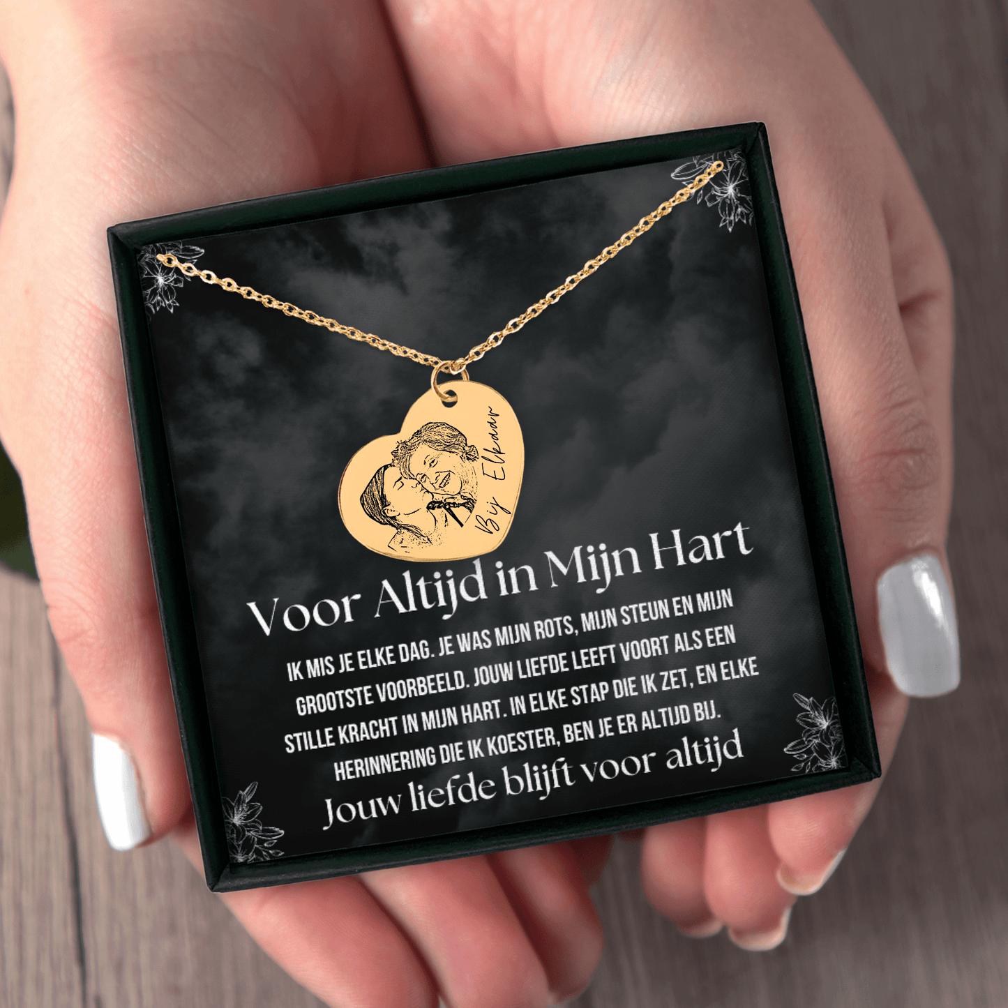 Voor Altijd In Mijn Hart Personaliseerd Ketting