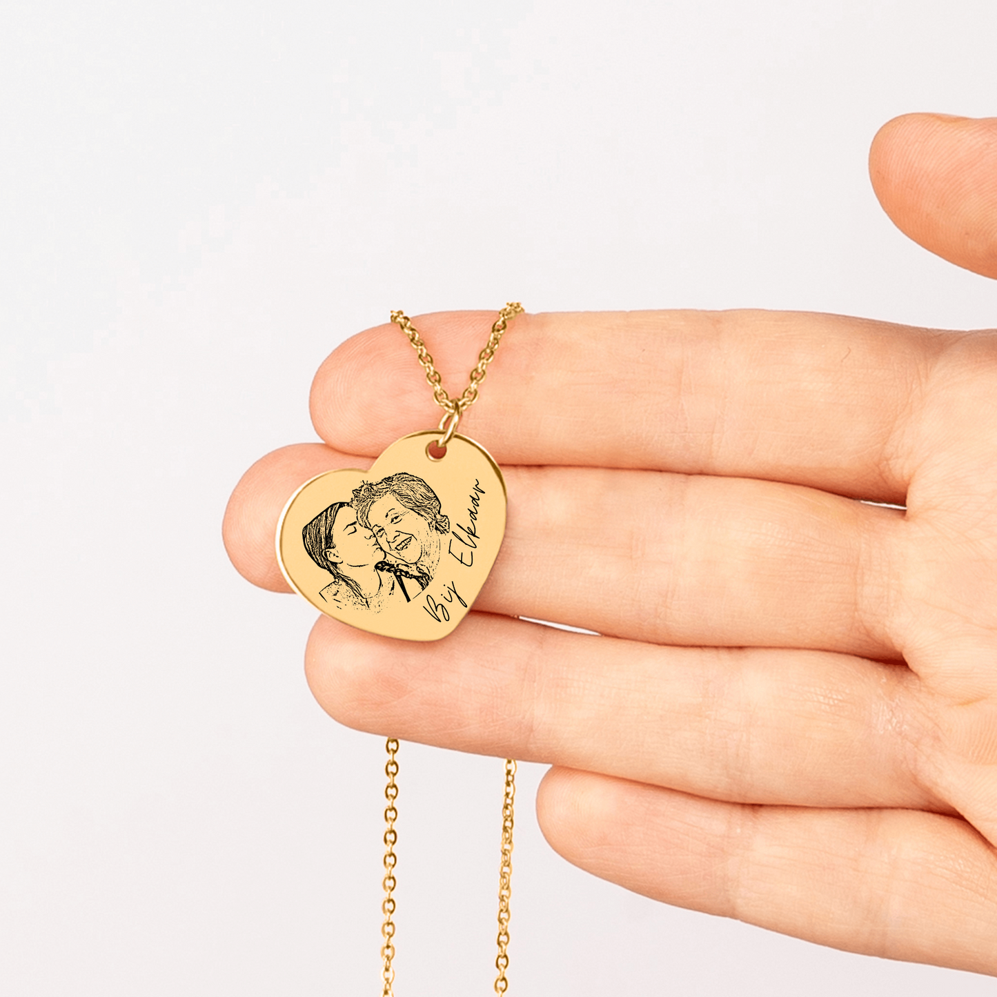 Voor Altijd In Mijn Hart Personaliseerd Ketting