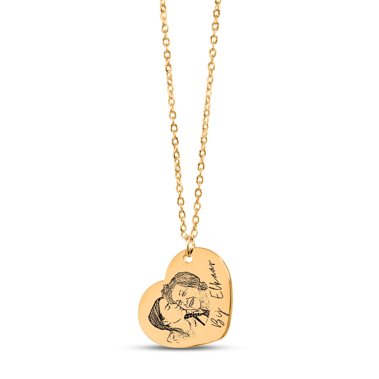 Voor Altijd In Mijn Hart Personaliseerd Ketting