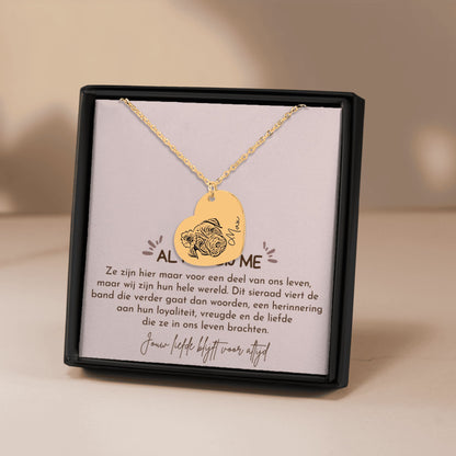 Altijd Bij Me - Gepersonaliseerde Ketting met Foto