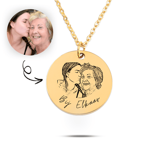 Voor Altijd In Mijn Hart Personaliseerd Ketting