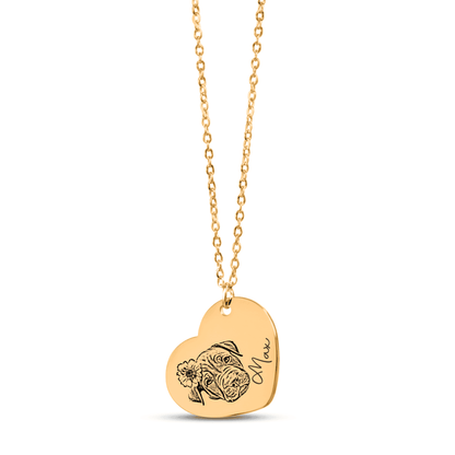 Altijd Bij Me - Gepersonaliseerde Ketting met Foto