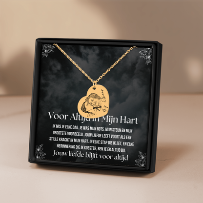 Voor Altijd In Mijn Hart Personaliseerd Ketting