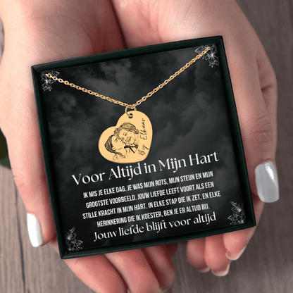 Voor Altijd In Mijn Hart Personaliseerd Ketting